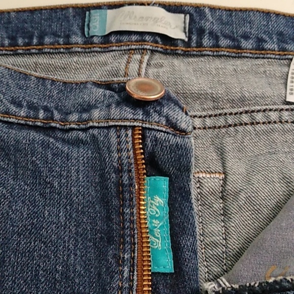 WRANGLER CASH COWGIRL CUT DENIM JEANS 13/14 X 34 - Picture 3 of 9
